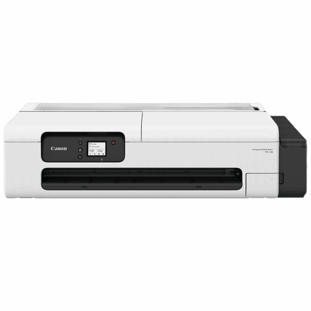Plotter Canon imagePROGRAF TC-20 24 polegadas para locação e venda em Uberlândia - Impressora de grande formato profissional