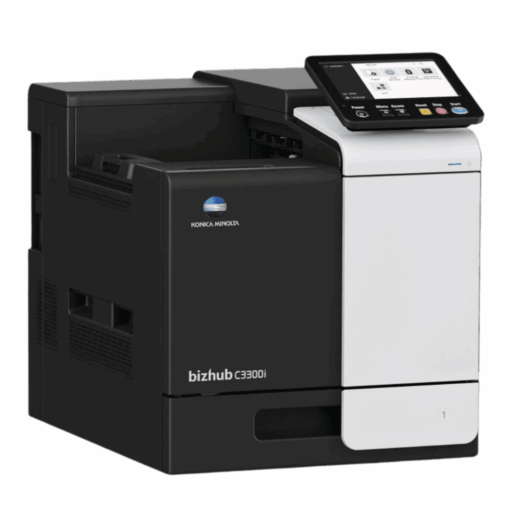 Impressora A4 Colorida Konica Minolta bizhub C3300i para locação e venda em Uberlândia - Multifuncional laser colorida corporativa