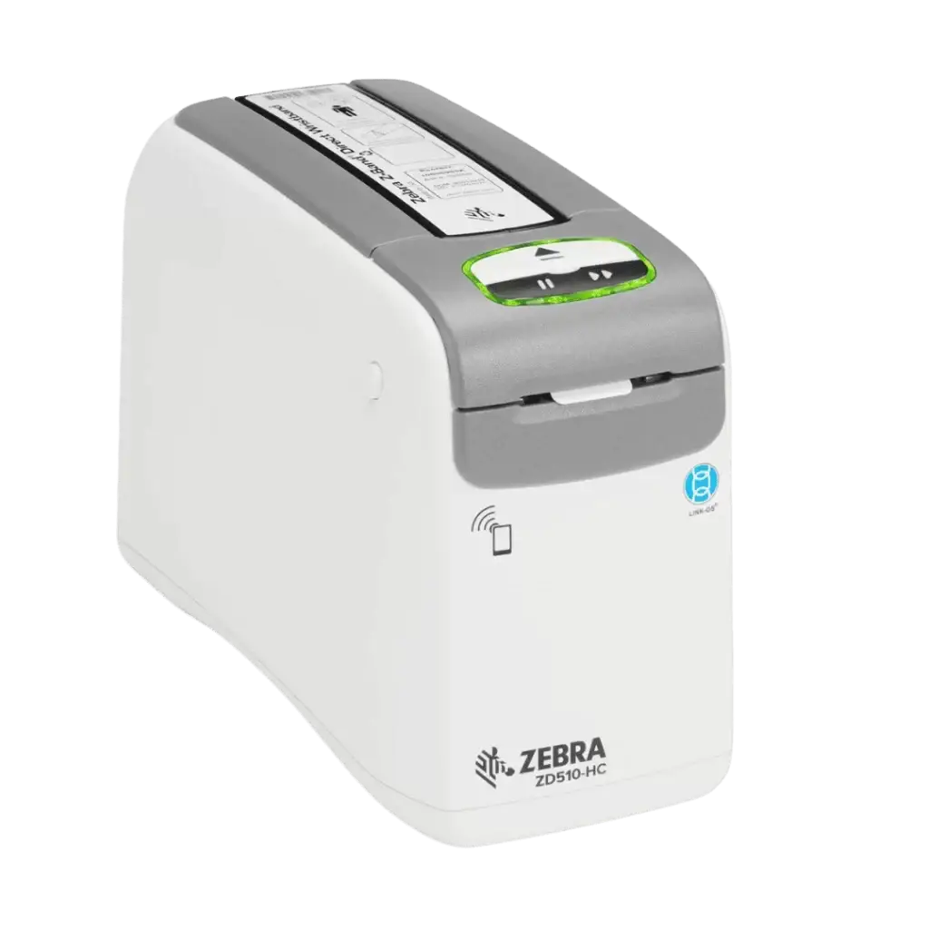 Impressora Térmica Zebra ZD510-HC para hospitais em Uberlândia - Solução segura para impressão de etiquetas médicas e identificação paciente