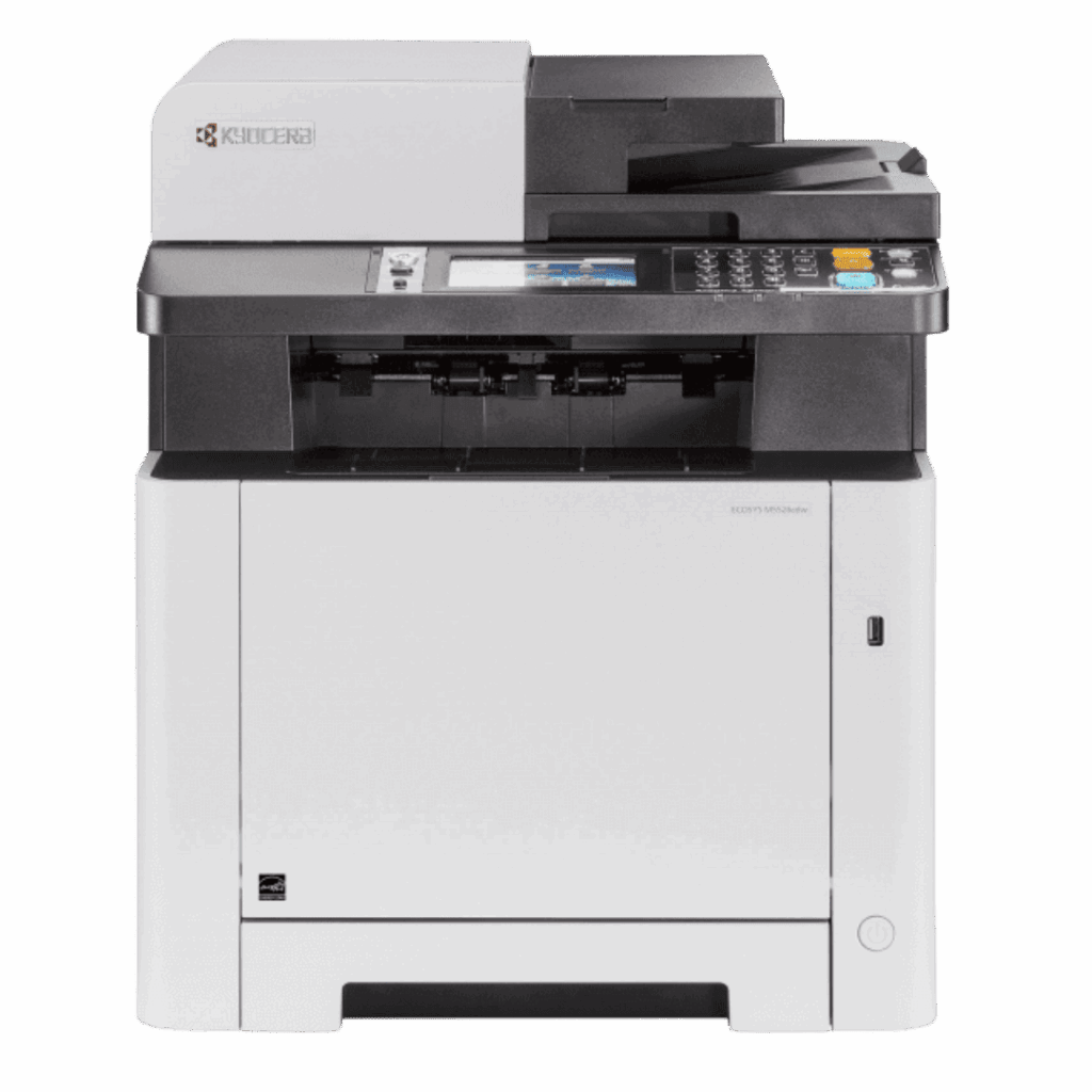 Multifuncional Kyocera M5526CDW para locação e venda em Uberlândia - Impressora laser colorida profissional com Wi-Fi e alta qualidade
