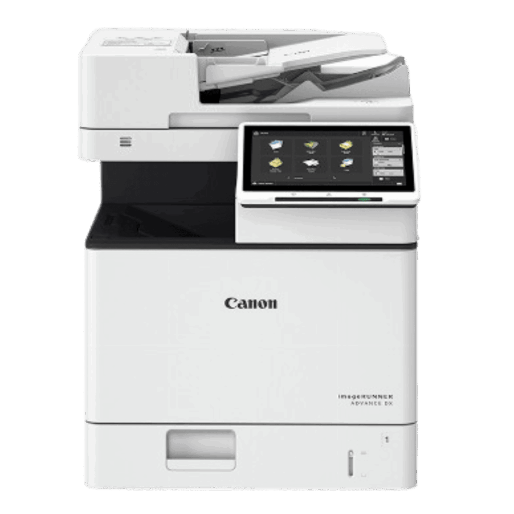 Multifuncional Canon iR-DX529iF para escritórios - impressão, cópia, digitalização e fax em cores. Locação e venda com suporte técnico em Uberlândia