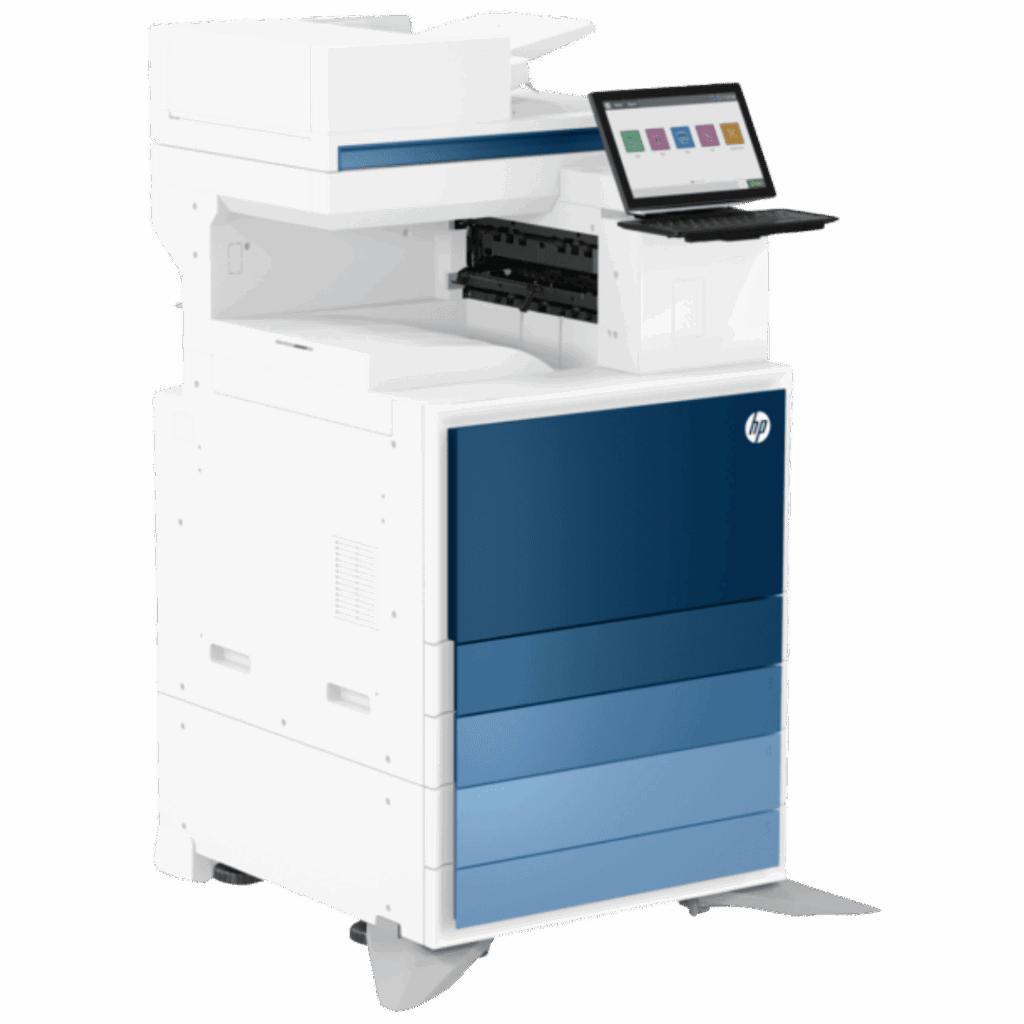 Multifuncional HP MFP 87760z para aluguel e venda em Uberlândia - Impressora laser corporativa de alta performance com recursos avançados de gerenciamento