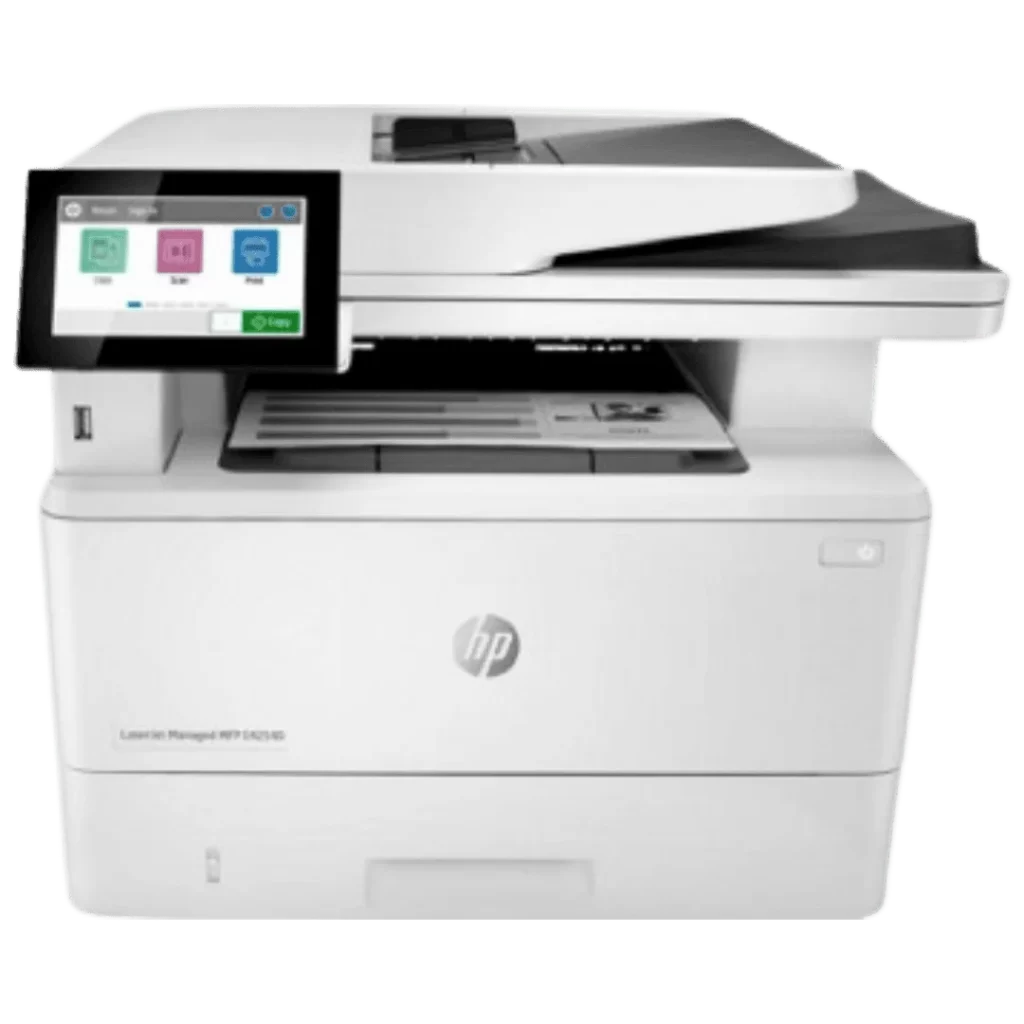 Multifuncional HP Managed E42540 para locação e venda em Uberlândia - Impressora laser corporativa com alta produtividade e segurança gerenciável