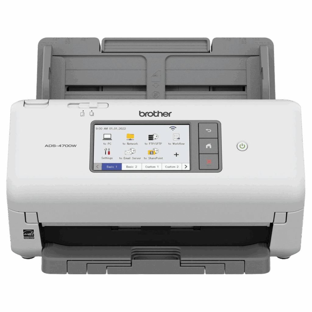 Scanner Brother ADS-4700W para locação e venda em Uberlândia - Digitalizador profissional com alimentador automático e conexão sem fio