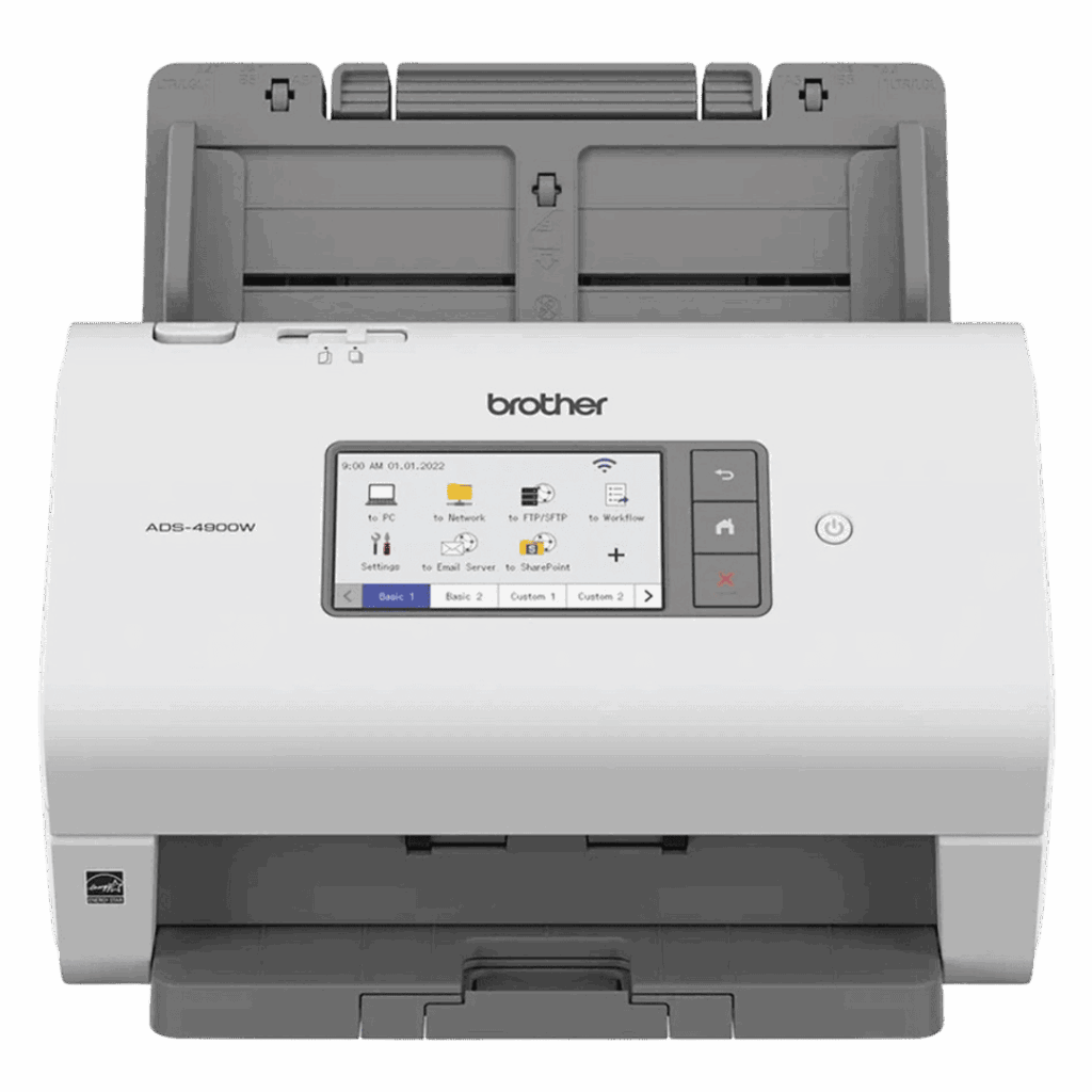Scanner Brother ADS-4900W para locação e venda em Uberlândia - Digitalizador profissional de alta velocidade e dupla face