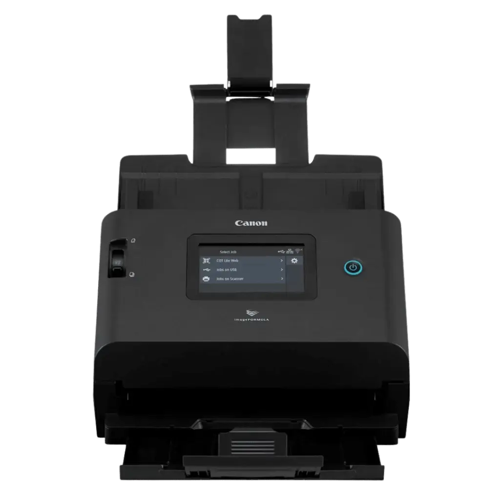 Scanner Canon imageFormula DR-S350NW para locação e venda em Uberlândia - Digitalizador profissional de alta velocidade com rede sem fio