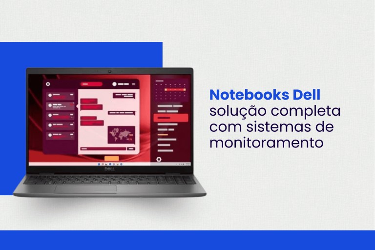 Notebook Dell para locação, com sistema de monitoramento