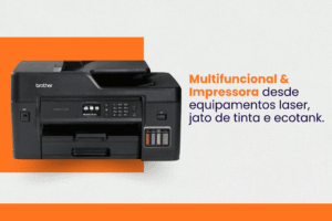 Locação e aluguel da multifuncional Brother MFC-T4500DW A3 colorida em Uberlândia - Jato de tinta ecotank com suporte MarqueSys