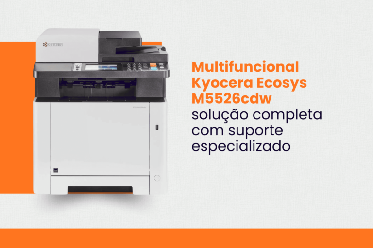 Locação e aluguel da multifuncional Kyocera Ecosys M5526cdw em Uberlândia - Solução completa com suporte MarqueSys