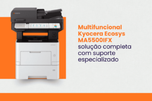 Locação e aluguel da multifuncional Kyocera Ecosys MA5500ifx em Uberlândia - Solução completa com suporte MarqueSys