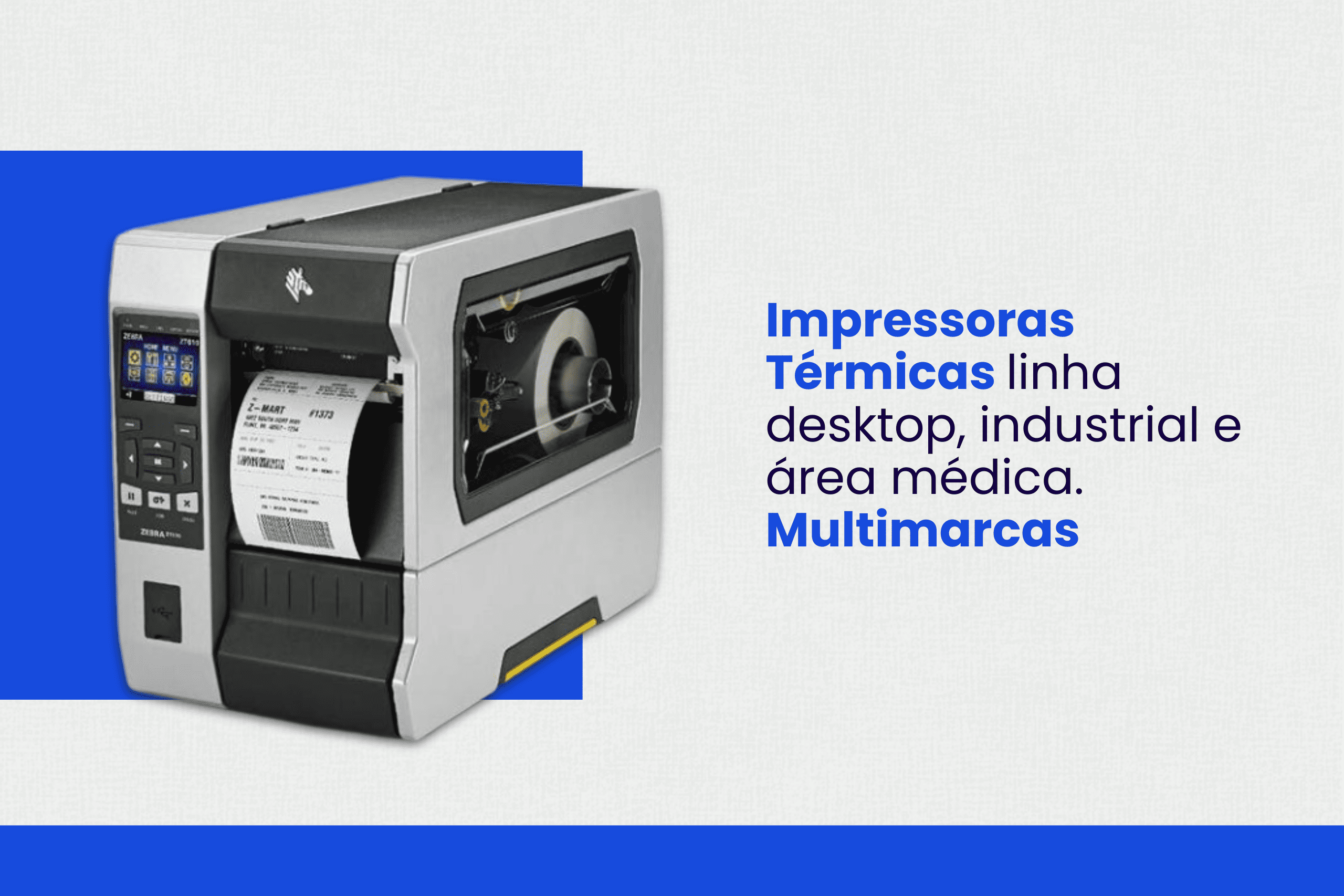 Impressoras térmicas para emissão de etiquetas, códigos de barras e recibos