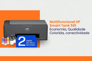Impressora Multifuncional HP Smart Tank 581 para venda e locação em Uberlândia – MarqueSys